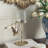 Rabbit Pillar Candle Holder with Clear Glass Hurricane Shade