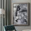 «Black & White Mix III», reproduction sur toile encadrée-470396625