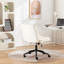 Fauteuil large - réglable en hauteur et pivotant sur 360 °, gris pour bureau-132960782