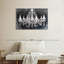 Lustre en cristal grunge sur toile-900466927
