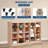 Storage Organizer with Cubbies, Hooks, and Shelves, Wall-Mount or Mobile Classroom and Playroom Storage Cabinet
