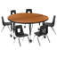 Ensemble de table d'activités flexibles en stratifié 47,5 po Goddard-50458552-50458549