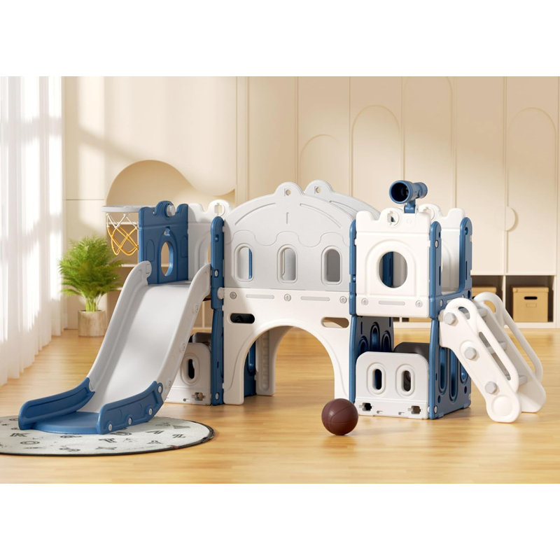 CIPACHO Bus Themed Slide Toys For Toddler Indoor Outdoor