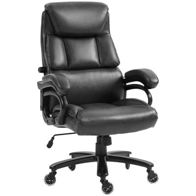 Vinsetto PU Leather Office Chair For Desk, Big And Tall, 400Lb -  Orren Ellis, A778EF6738DD40DEA8BC56F1A08AABD0