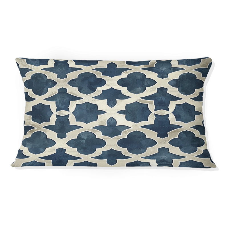 Blue Majestic Mirage - Coussin lombaire traditionnel