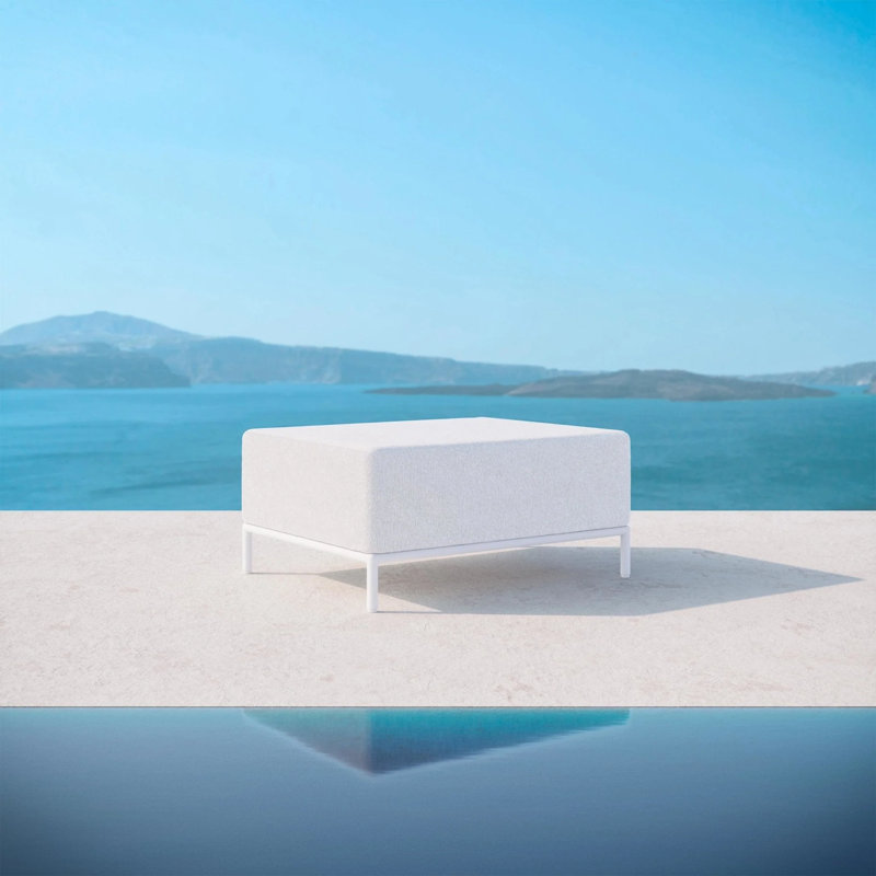 Kamari Outdoor Ottoman with Cushion