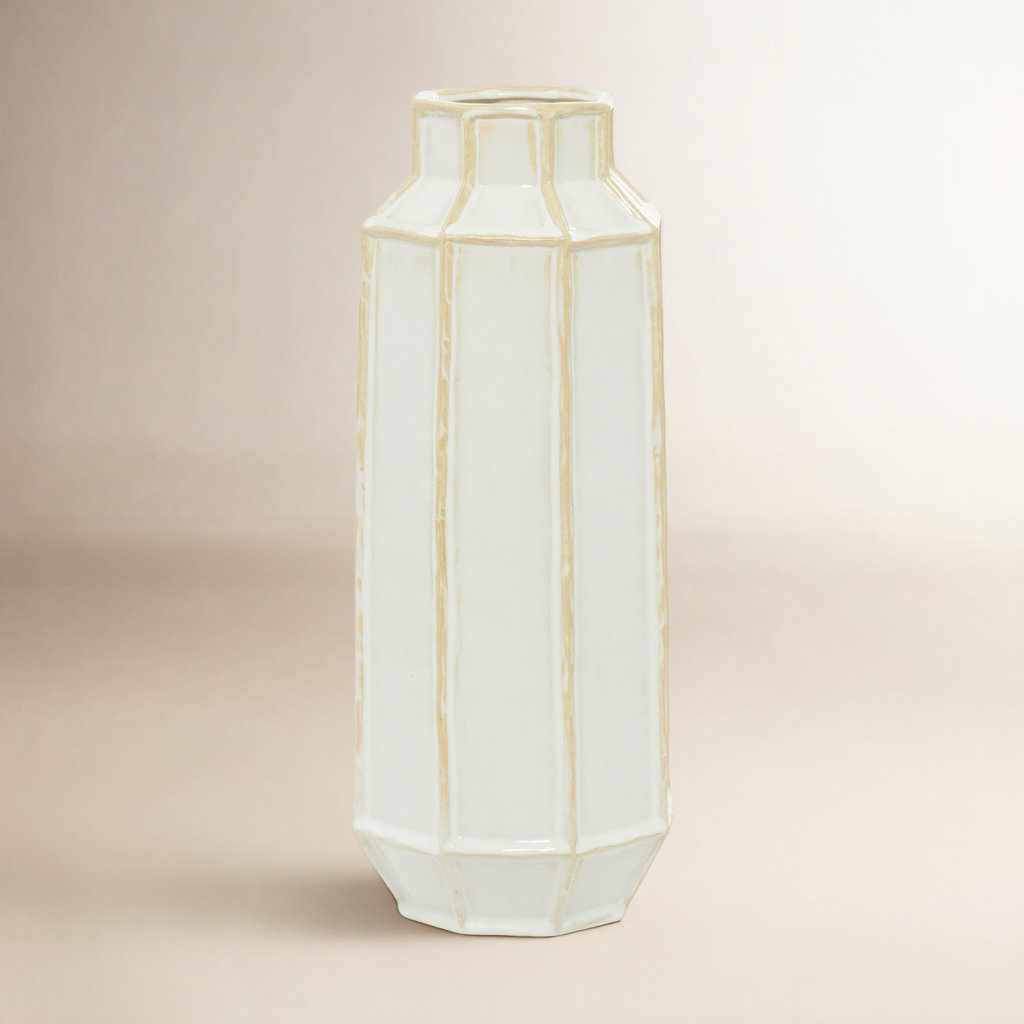 Allonia Table Vase, 16.7" H x 6.55" W x 6.6" D