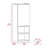 2-Shelf Bathroom Cabinet