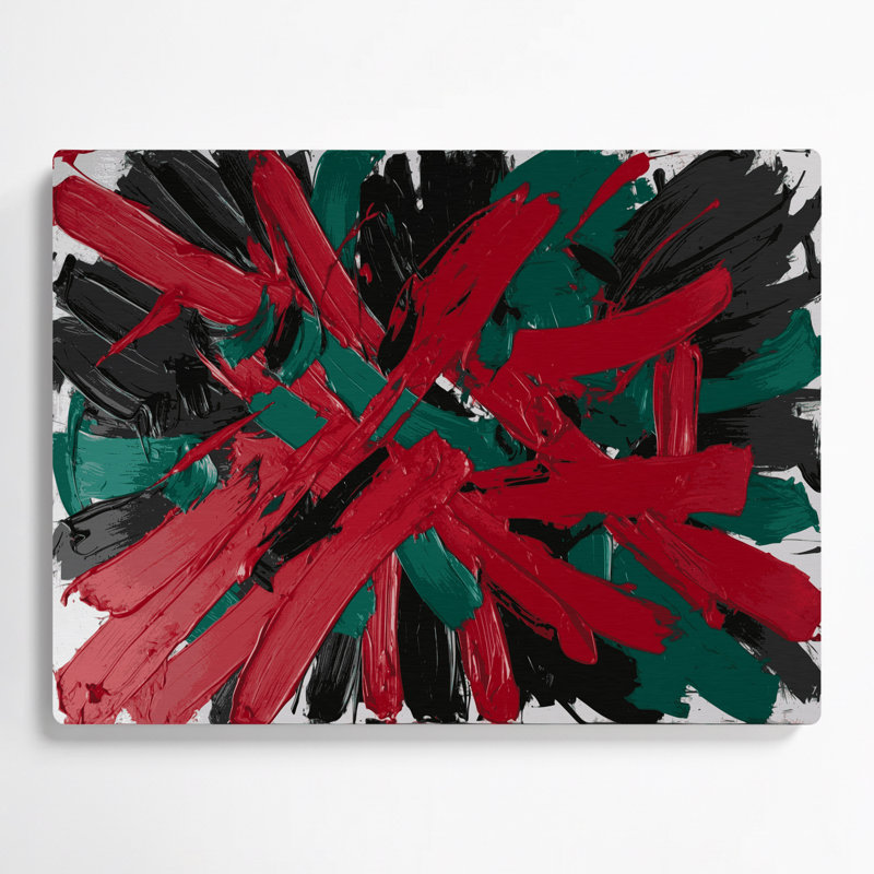 Art mural en métal Neo Expressionism 37, H 12 po x l 18 po x P 0,05 po