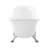 Caché Single Slipper, Clawfoot Soaking Acrylic Bathtub-59226969