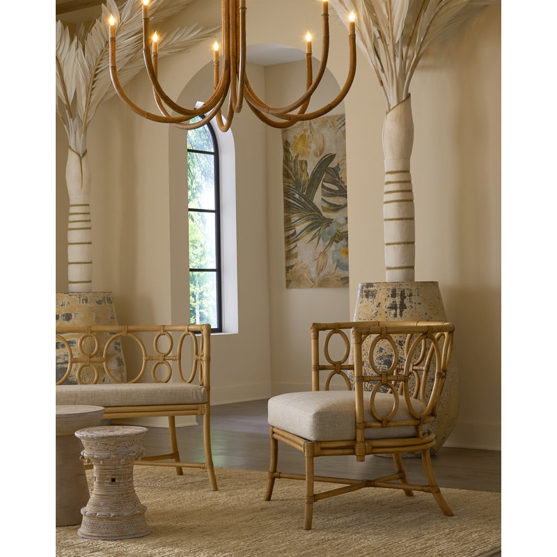 Tegal Barrel Chair, Finn Natural, Light Brown