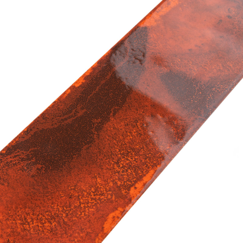 Luca 3" x 12" Ceramic Tile, Red