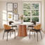 Table de salle à manger 7 pièces avec chaises rembourrées élégantes-1129898952-1129898958-1129898959