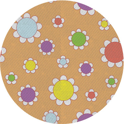 Tapis orange Neema