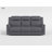 Cloran 86" Modern & Contemporary Polished Microfiber Double Reclining Sofa with Stylish Contrast Piping-1334036138