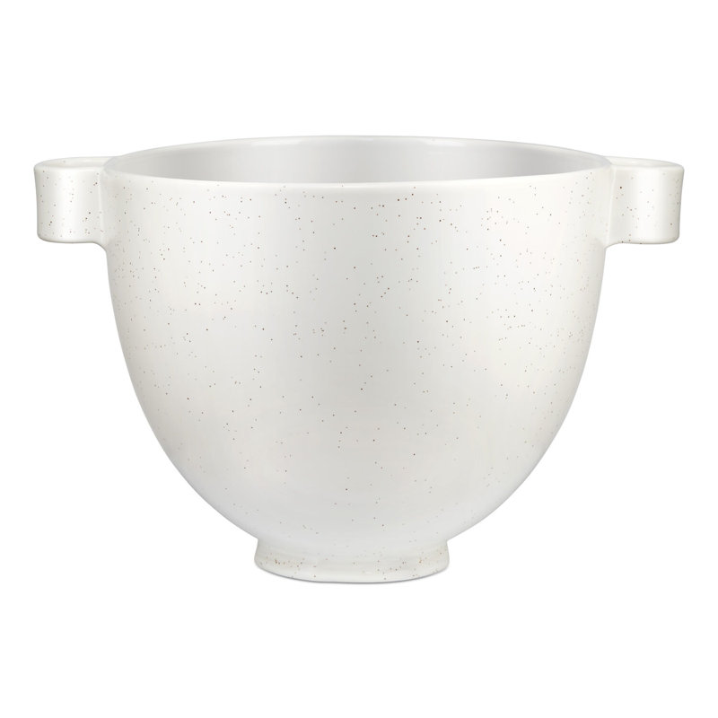 KitchenAid 5-Quart Ceramic Bowl for Tilt-Head Stand Mixers in Fired Clay, Speckled Stone