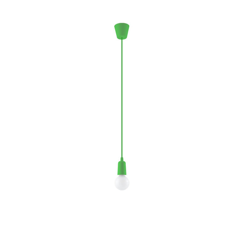 Anhua 1 - Light Bulb Pendant, Green