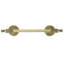 HAMPTON CRYSTALIZED 18" TOWEL BAR; DECORATED WITH LT SMOKED TOPAZ & LT COLORADO TOPAZ SWAROVSKI CRYSTALS; MUSEUM GOLD FINISH-1134795726-1134795721