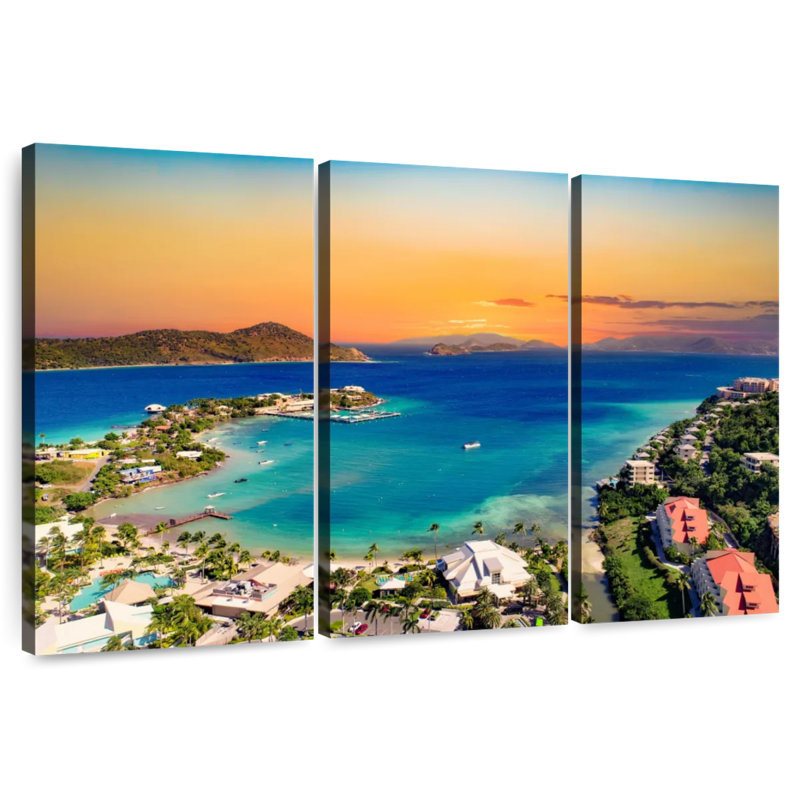 Sebbie St. Thomas US Virgin Islands, 48" H x 74" W