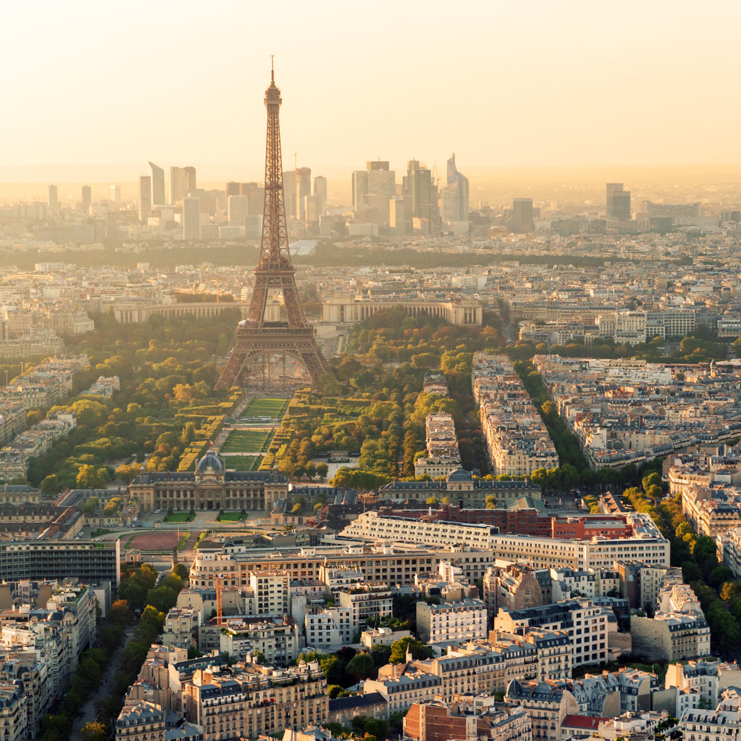 Leinwandbild The Eiffel Tower in Paris von Scaliger