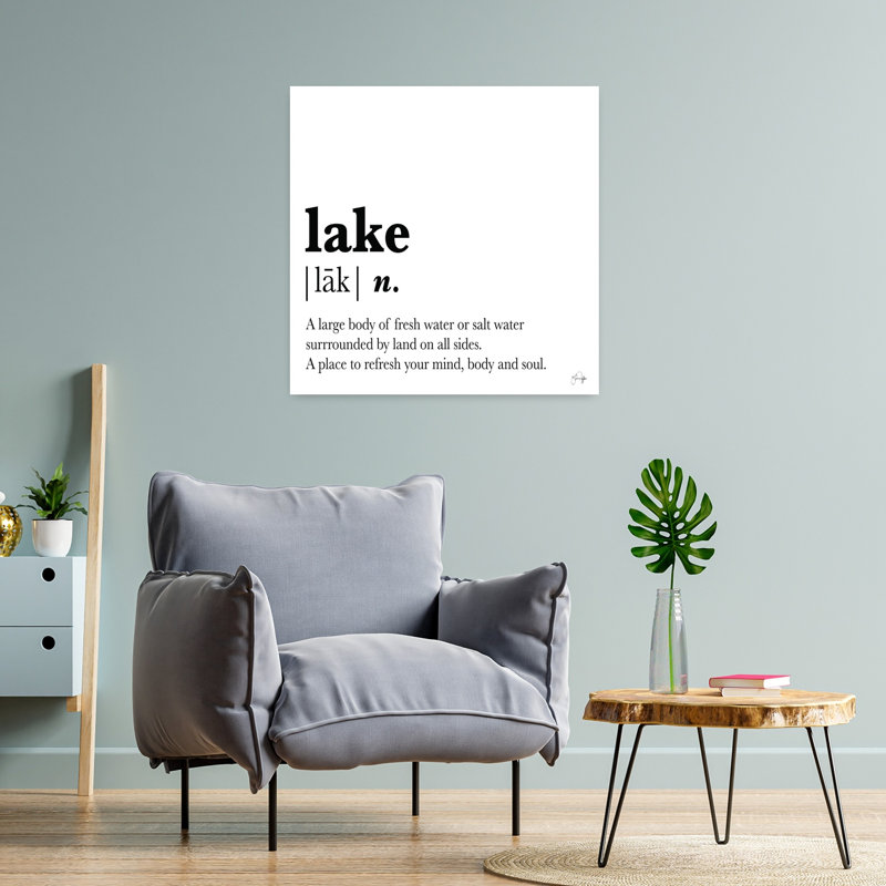 Lake Summer, art contemporain abstrait, H 24 po x l 24 po