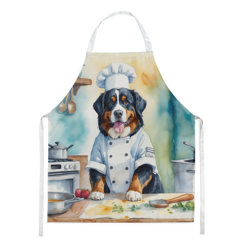 No Pattern Bib Apron