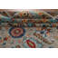 Tapis traditionnel traditionnel gris Oushak 9 x 12
