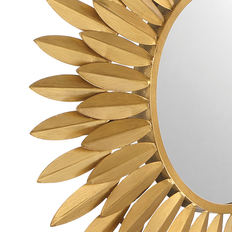 Thom Mirror, Antique Gold , 20" x 20"