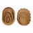 3Pcs Rattan Storage Baskets with Lid
