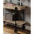 Industrial Style Sofa Table, Console Table With Open Bottom Shelf