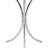 Claudia Chrome Side Table