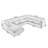 Modern Modular Sectional Sofa Set-105209464