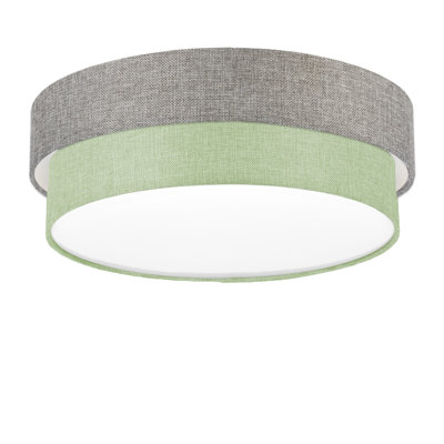 Elsemarie Fabric Flush Mount