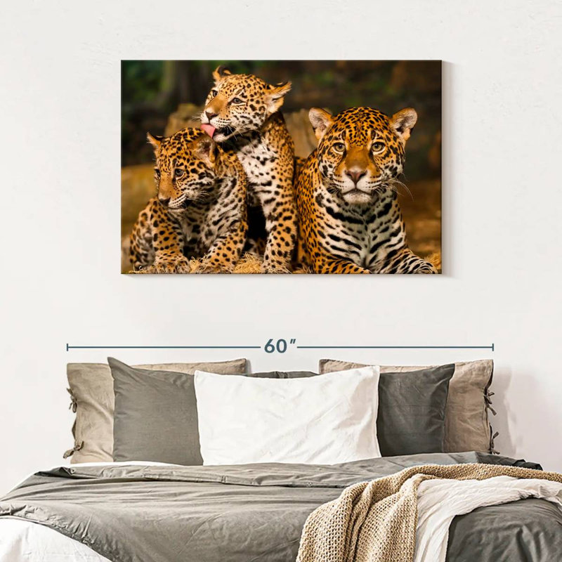 Brampt Jaguar Tribe, 30" H x 45" W