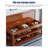 Modern Minimalist Walnut Wood Storage Shoe-Changing Bench