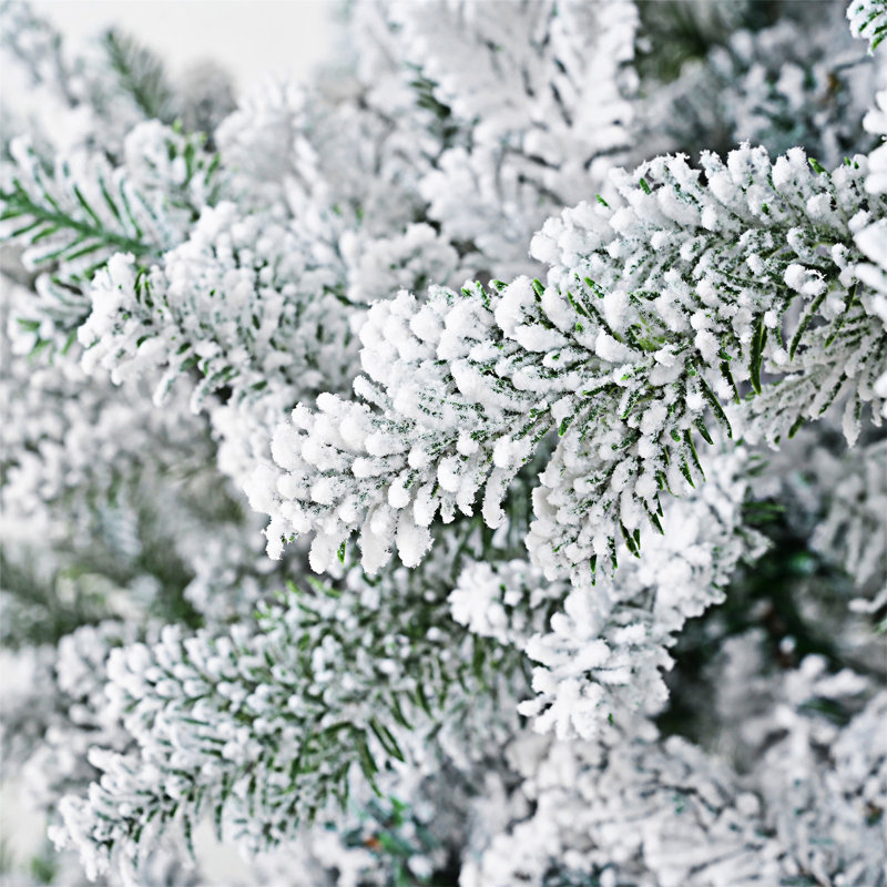 Noël artificiel à charnière de qualité supérieure avec support en métal
