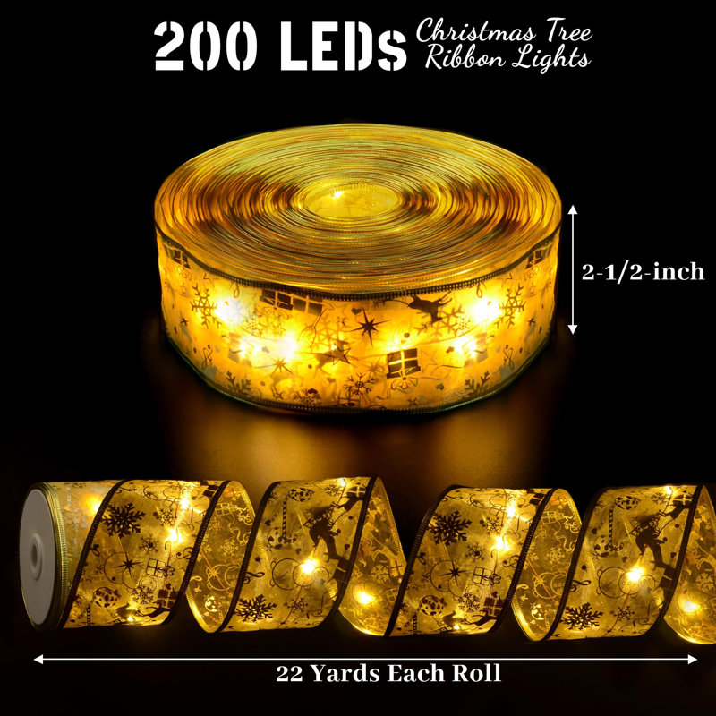 Joretha Indoor 100 - Bulb 792'' LED Rope String Light