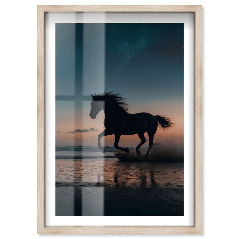 «Storm Rider I Shadowbox», reproduction d'art encadrée par Notoriart, H 16 po x l 11 po, Crème, crème