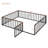 Metal Floor Bed Frame With Fence And Door-1287598596-1287598593