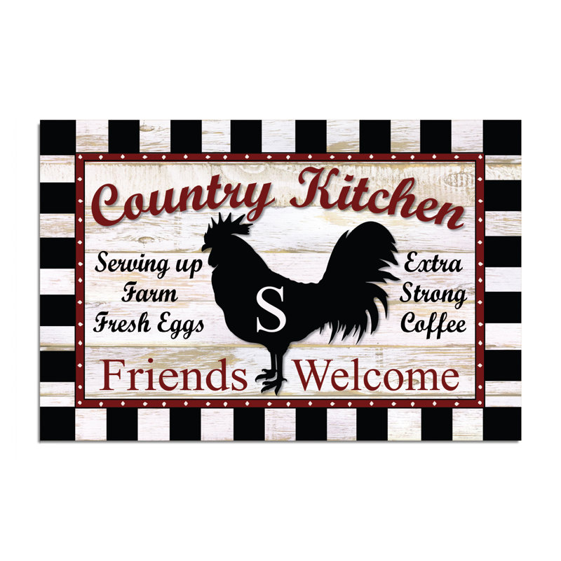 Tapis d'extérieur antidérapant Country Kitchen 27 po x 18 po, Oui