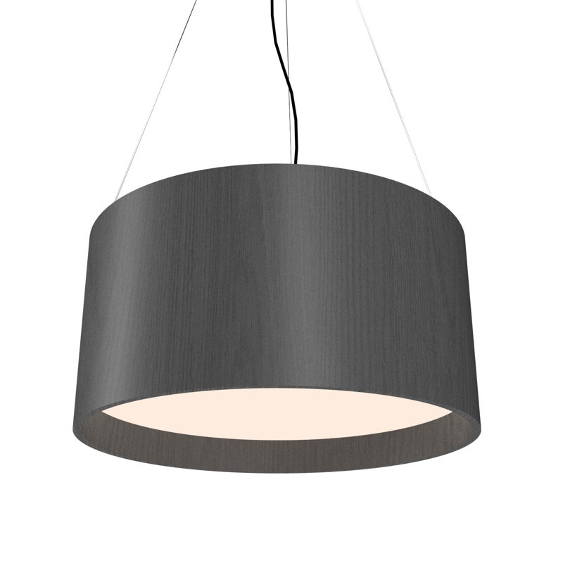 Cylindrical 2 - Light Pendant, Organic White, 9.84" H x 23.62" W x 23.62" D, Yes