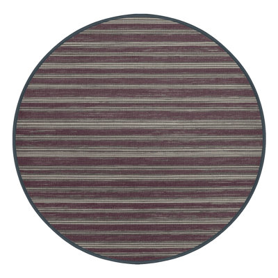Tapis noir à rayures horizontales lavable à la machine