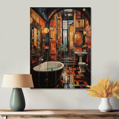 " Bathroom Art Deco Glam "
