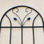 Barrière de jardin en treillis de jardin en métal 86,7 "x 19,7" treillis antirouille pour plantes grimpantes