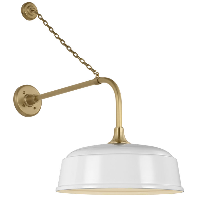 Thomas O'Brien - Light Outdoor Barn Light, 30" H x 28" W x 16" D