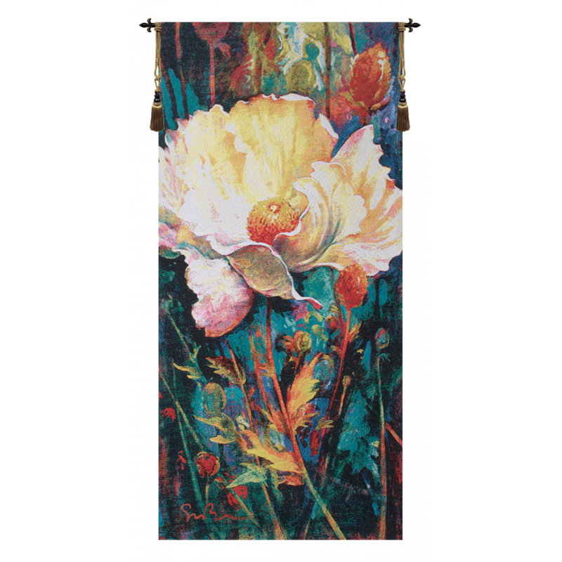 Loom Woven Cotton Blend Wall Hanging, 72" H x 36" W x 0.15" D