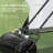 20" Push/Tow Behind Lawn Roller, 11 Gal Water/136 Lb Sand, Black