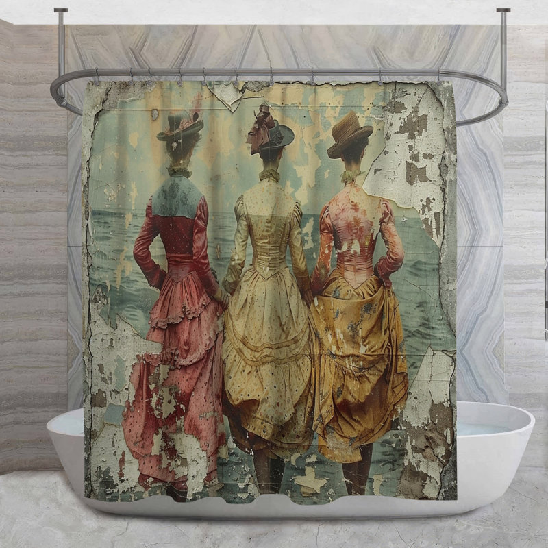 Rideau de douche Winfree, H 73 po x l 70 po
