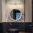 SOLFART Brushed Nickel Bathroom Light Fixtures Wall Lighting Sconce(3 Lights) Over Mirror-1034334930