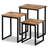 Gurney Slade Solid Wood Top Nesting Tables